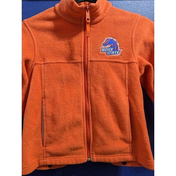 Youthā6/7 Columbia Boise State Broncos Fleece Zip Up - Picture 2 of 6